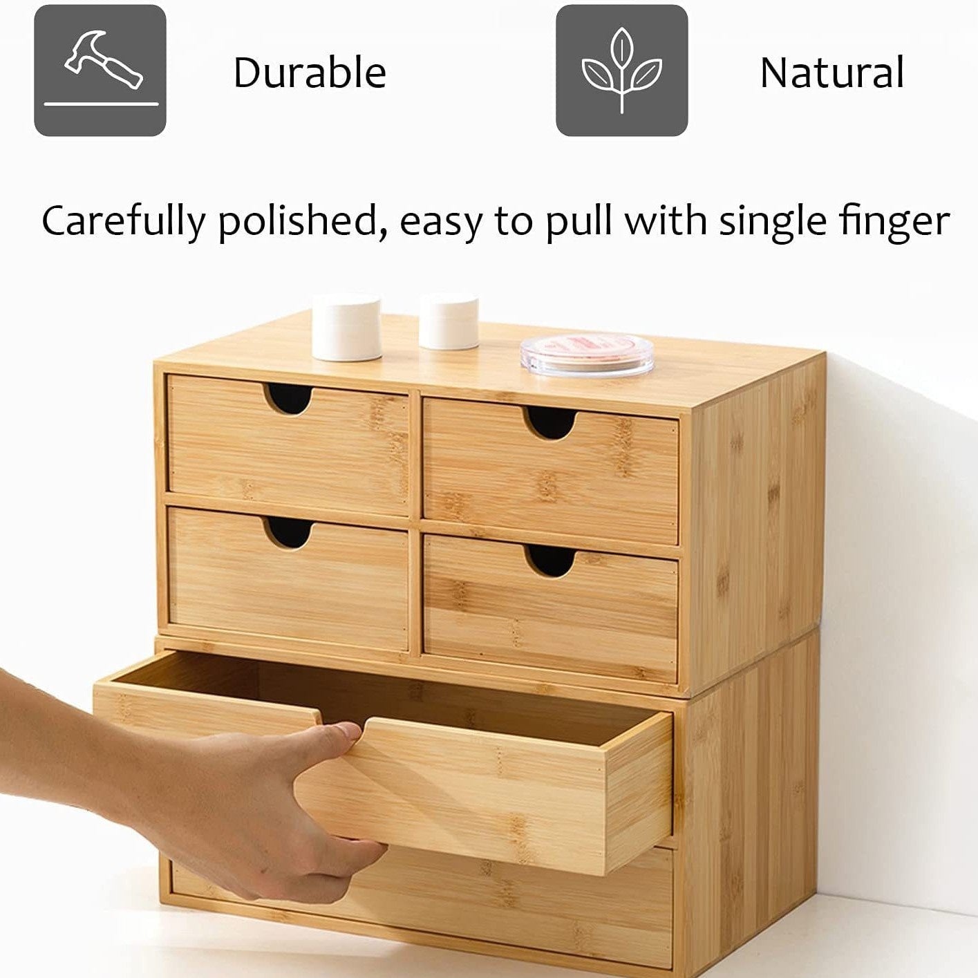 Ins Style Student Dormitory Desktop Storage Fresh and Cute Multi-layer Drawer-type Cosmetic Organizer Lipstick Holder