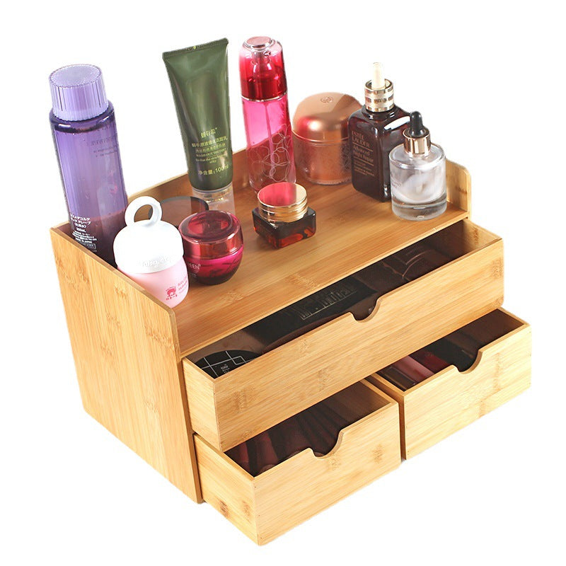 Ins Style Student Dormitory Desktop Storage Fresh and Cute Multi-layer Drawer-type Cosmetic Organizer Lipstick Holder
