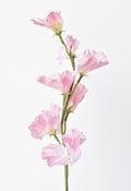22" Faux Light Pink Sweet Pea Stem