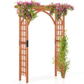 Garden Archway Arch Lattice Trellis Pergola for Climbing Plants and Outdoor Wedding Bridal Decor