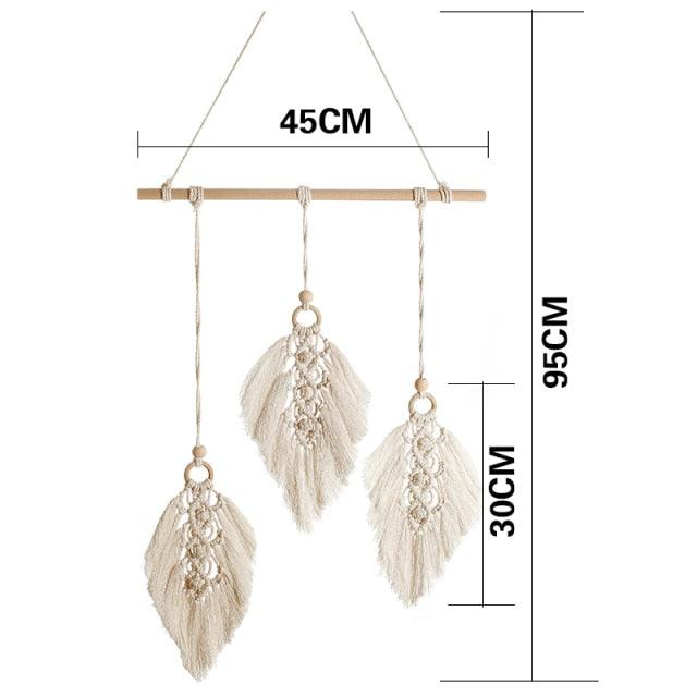 Home Aesthetic Room Decor Leaf Wall Hanging Dream Catcher Aesthetic Room Home Decor For Teenage Girl Dorm Room Decor Wedding Decorations Craft Gift With LED Light  Kid Room Decoration Living Room Wedding Party Wind Chimes