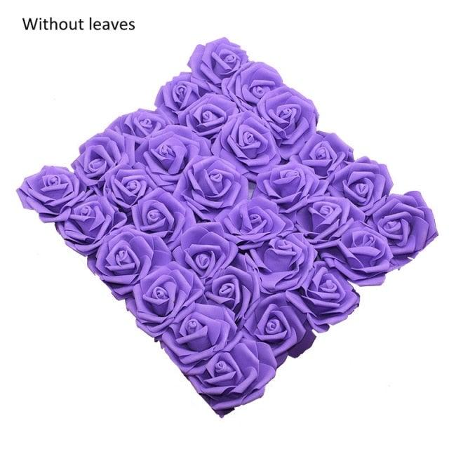 New Artificial 10/20/30 Heads 8cm PE Foam Rose Flowers Bride Bouquet Flower For Wedding Party Decorative Scrapbooking Flower Silk Roses for Wedding Centerpieces Bridal Show Bouquets Party Home Flowers Decoration