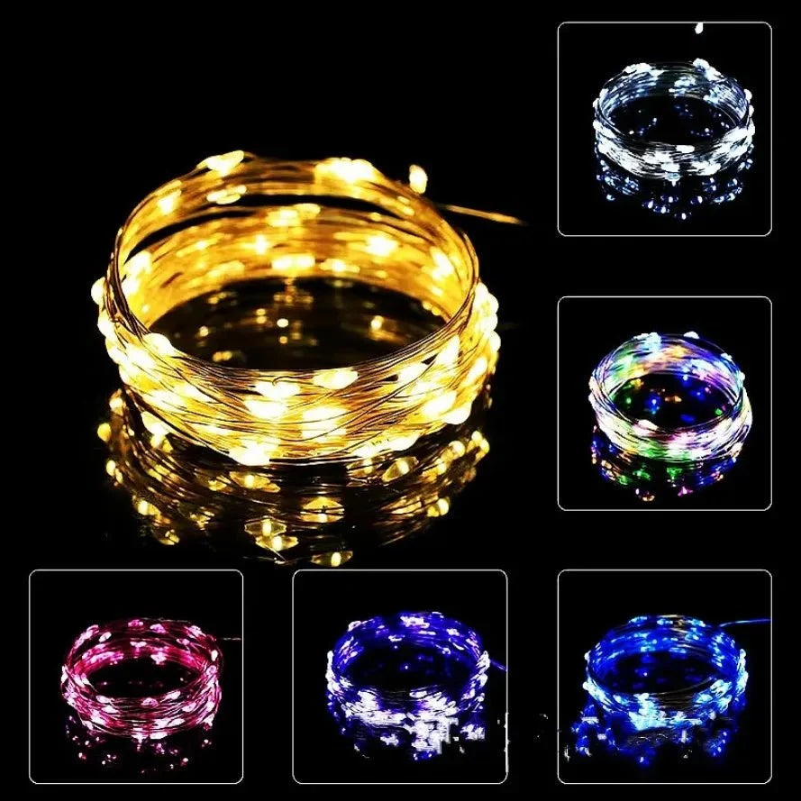 USB LED String Lights | Waterproof Copper Wire Fairy Garland